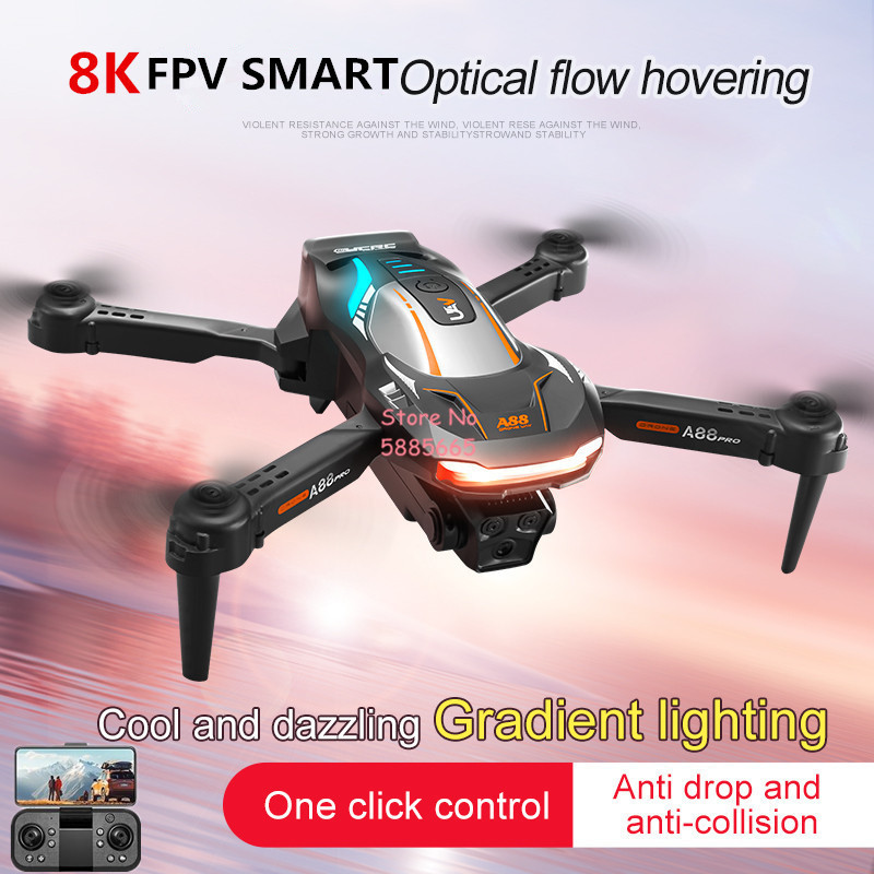 Photography Lighting Case - 8K航空写真撮影 オプティカルフローポジショニング FPV RCドローン 4CH カラフル照明