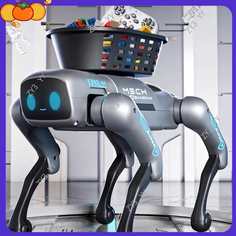Photography Lighting Gear - レオ2026新型AIスマートリモコンロボット犬、プログラム可能、積載バスケット、ライトとサウンドエフェクト付き、男の子の誕生日プレゼントに最適