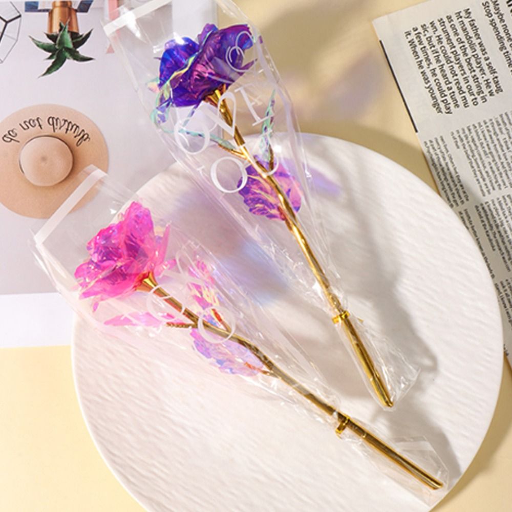 光る金箔のバラの花LEDライト写真撮影用小道具模擬バラの花束 - Photography Lighting Simulator Free のレビューと価格