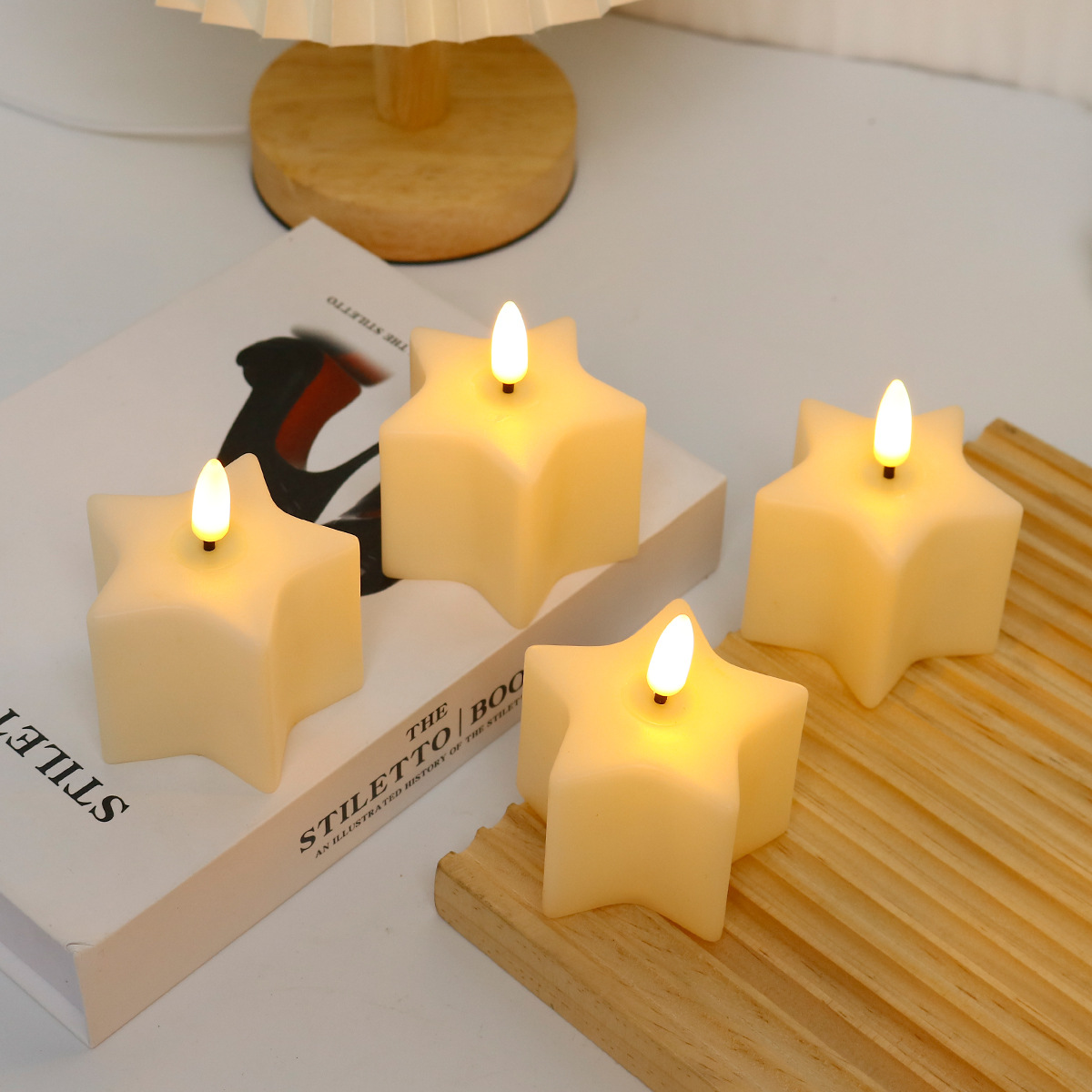 LEDキャンドルキューブ 結婚式、誕生日、クリスマスデコレー - Photography With Lighting のレビューと価格