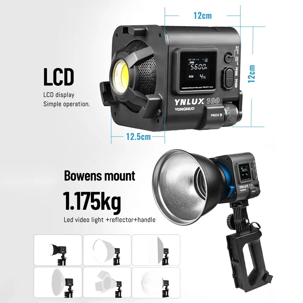 YONGNUO YNLUX100 100W 3200K-56 - Photography With Lighting のレビューと価格