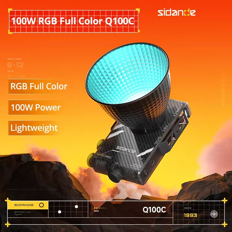 Sidande Q100C Q100Lite 光学100Wハ - Photography Lighting Professional のレビューと価格