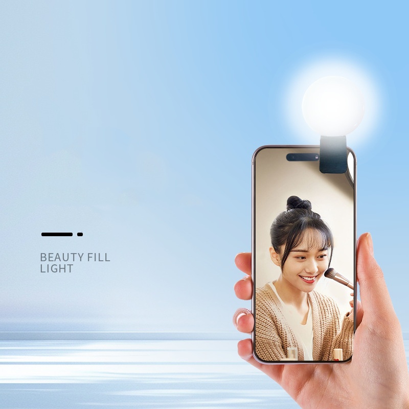 ミニQラウンドセルフィーフィルライト、ポータブルLEDビュー - Photography Lighting Gear のレビューと価格