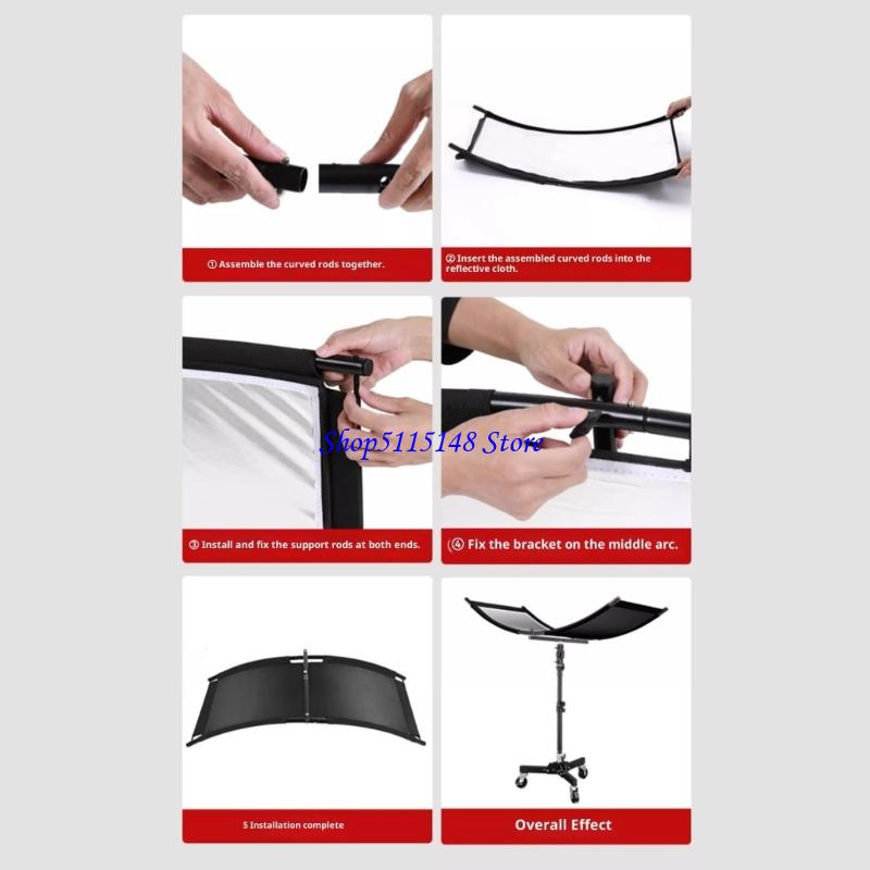 F3MA 金属フレーム付きコンパクトに湾曲した写真用リフレク - Photography Lighting Tools のレビューと価格