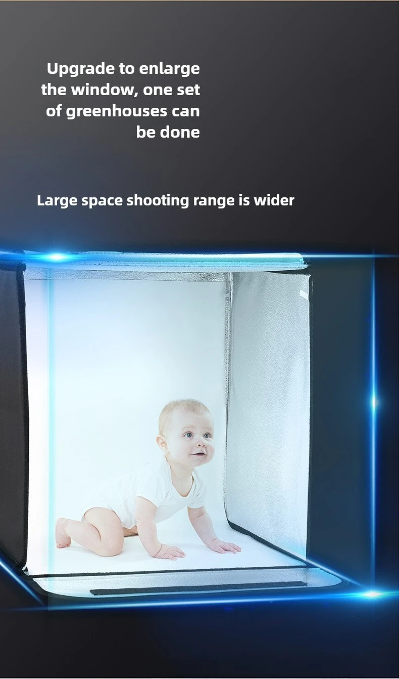 40 センチメートル写真撮影 LED スタジオライトボックス - Photography Lighting Case のレビューと価格