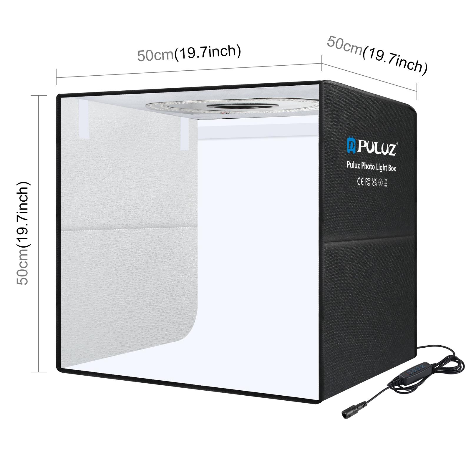 PULUZ 50cm折りたたみ式ポータブルリングライト写真撮 - Photography Lighting Case のレビューと価格