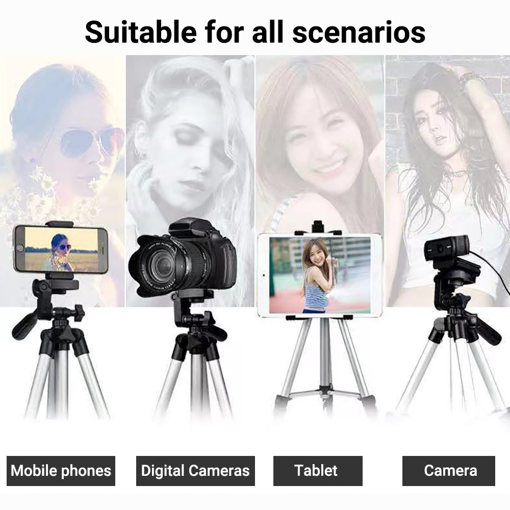 調整可能なアルミ製三脚スタンド、折りたたみ式カメラ＆スマホ三 - Photography Lighting For Beginners のレビューと価格