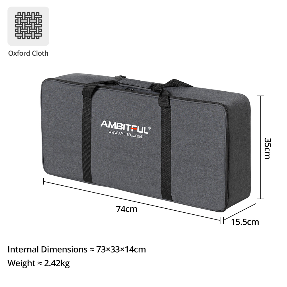 AMBITFUL 新型PB06ポータブルキャリーバッグスタジ - Photography Lighting Case のレビューと価格