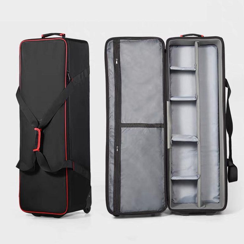 プロ仕様スタジオフラッシュライトキット ローリングスーツケー - Photography Lighting Case のレビューと価格