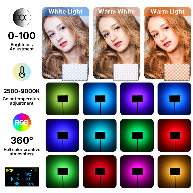 Ulanzi LT003 15W RGB Video Lig - Photography Lighting Styles のレビューと価格