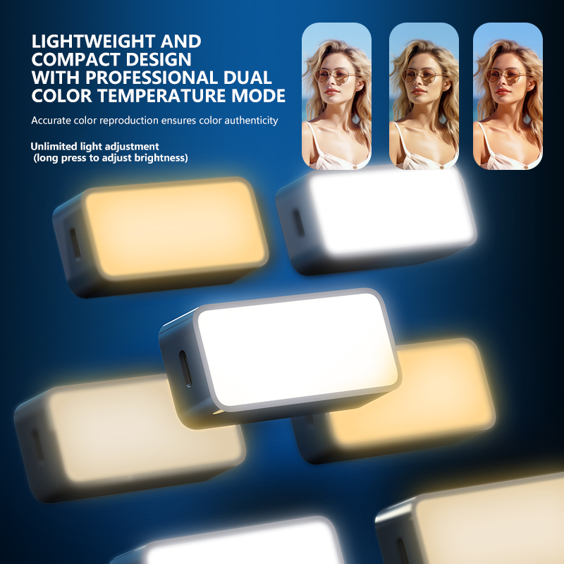 磁気ポータブルミニ Selfie フィルライト調整可能な照明 - Photography Lighting Professional のレビューと価格