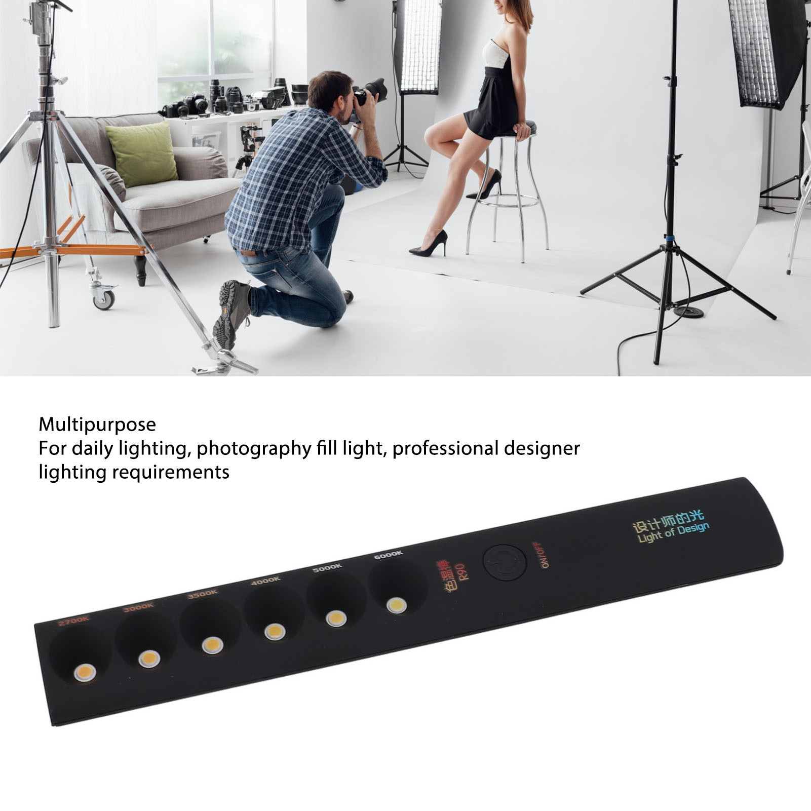 ビデオライトワンド ポータブル色温度ランプスティック プロ仕 - Photography Lighting Professional のレビューと価格