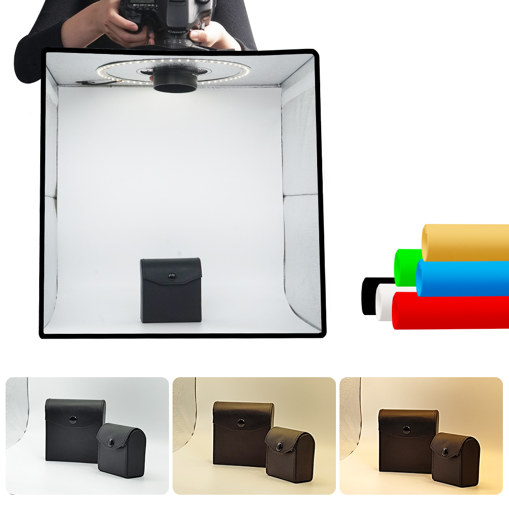 ライトダウ調光可能フォトボックスLEDライトルームフォトスタ - Photography Lighting Case のレビューと価格