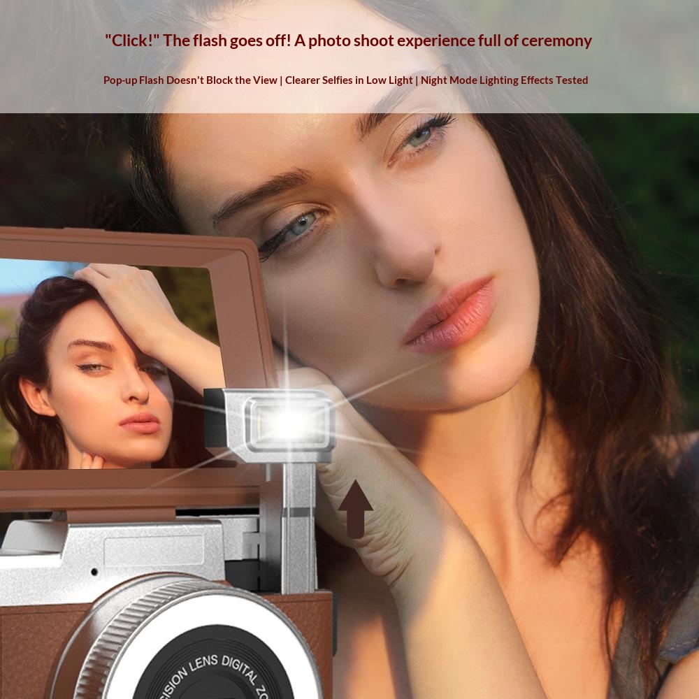 4K 64MPデジタルカメラ、写真撮影用、18倍デジタルズー - Photography Lighting For Beginners のレビューと価格