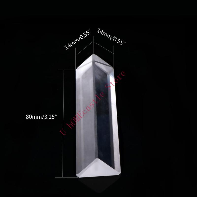 63HF K9 光学ガラス教育用ライト用直角反射三角プリズム - Photography Lighting Tools のレビューと価格