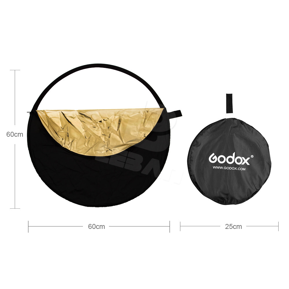 Godoxポータブル折りたたみ式ライト、スタジオ用丸型写真リ - Photography Lighting Godox のレビューと価格