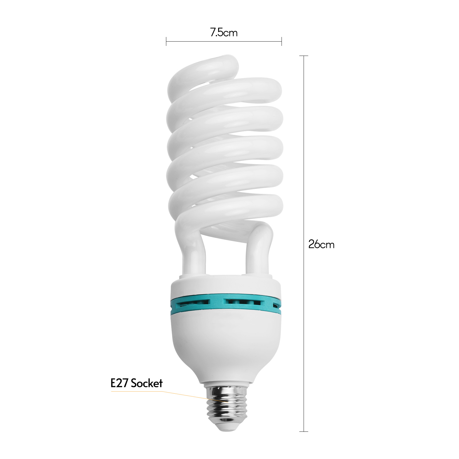 Ander-スパイラル蛍光灯バルブ、装飾ソケット、スタジオ写 - Photography Lighting Tools のレビューと価格