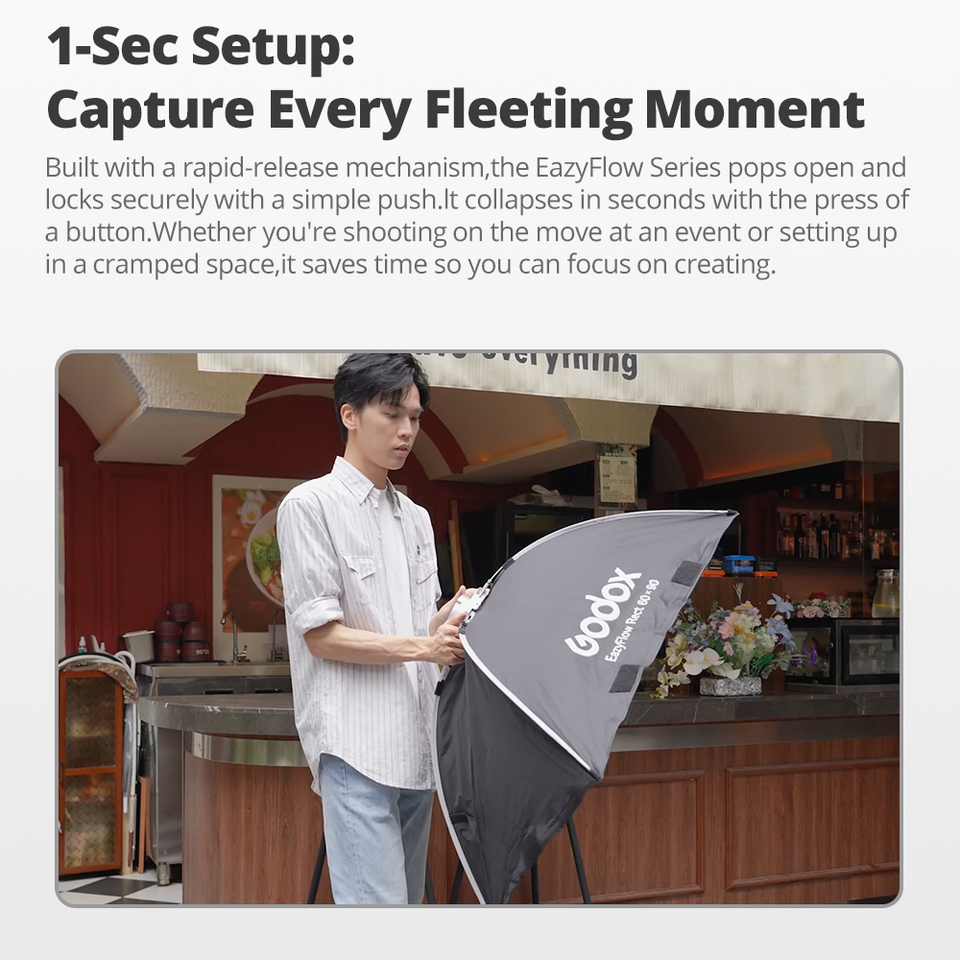 Godox EazyFlowシリーズ折りたたみ式ソフトボック - Photography Lighting Godox のレビューと価格